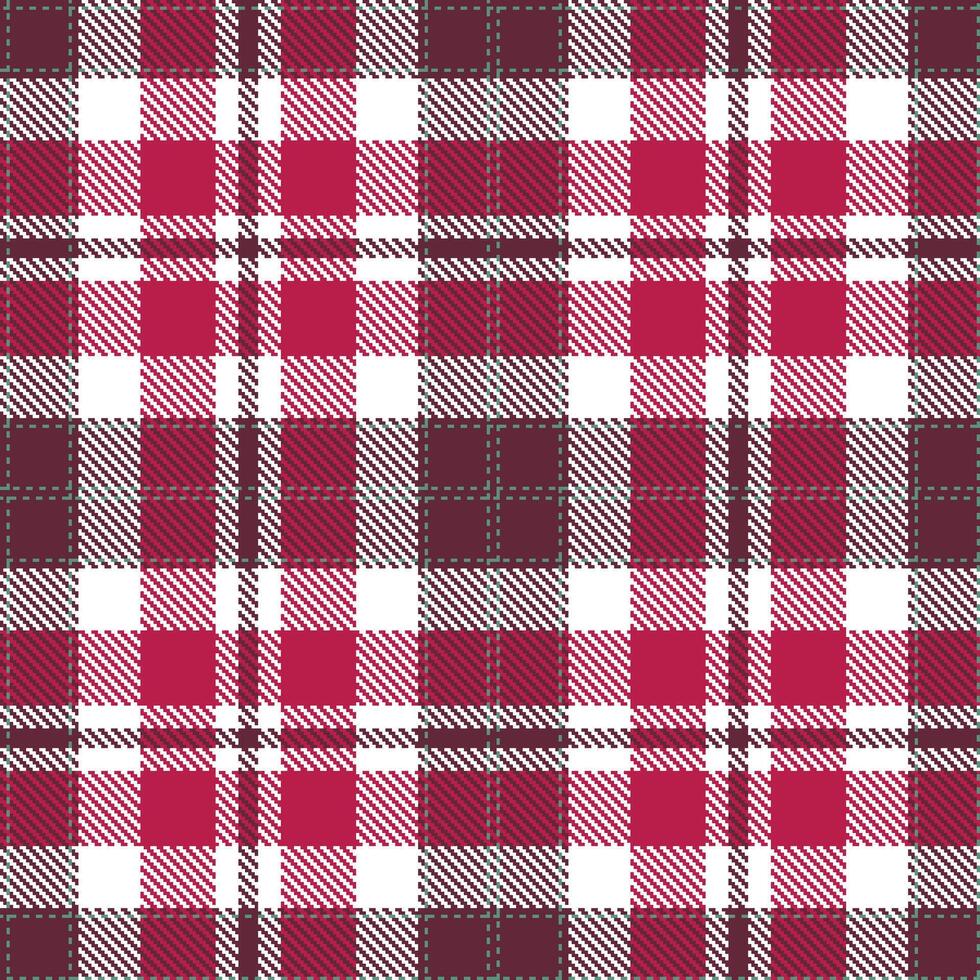 Modern Traditional Wine Country and Bright Sheffield Seamless Tartan Textile Design vector