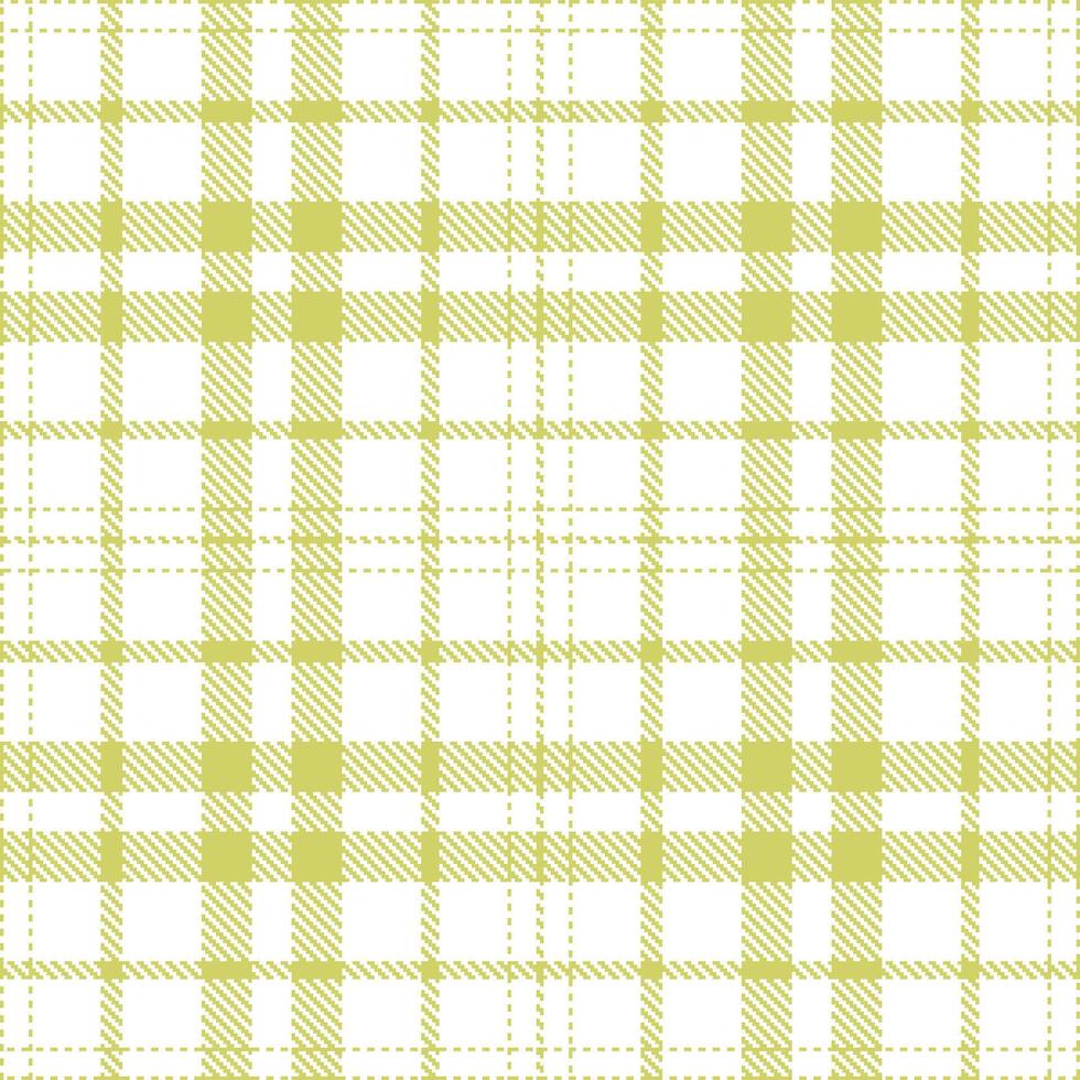 Plaid pattern seamless. Vivid Moist Gold and Vintage White Tartan Textile Design. vector