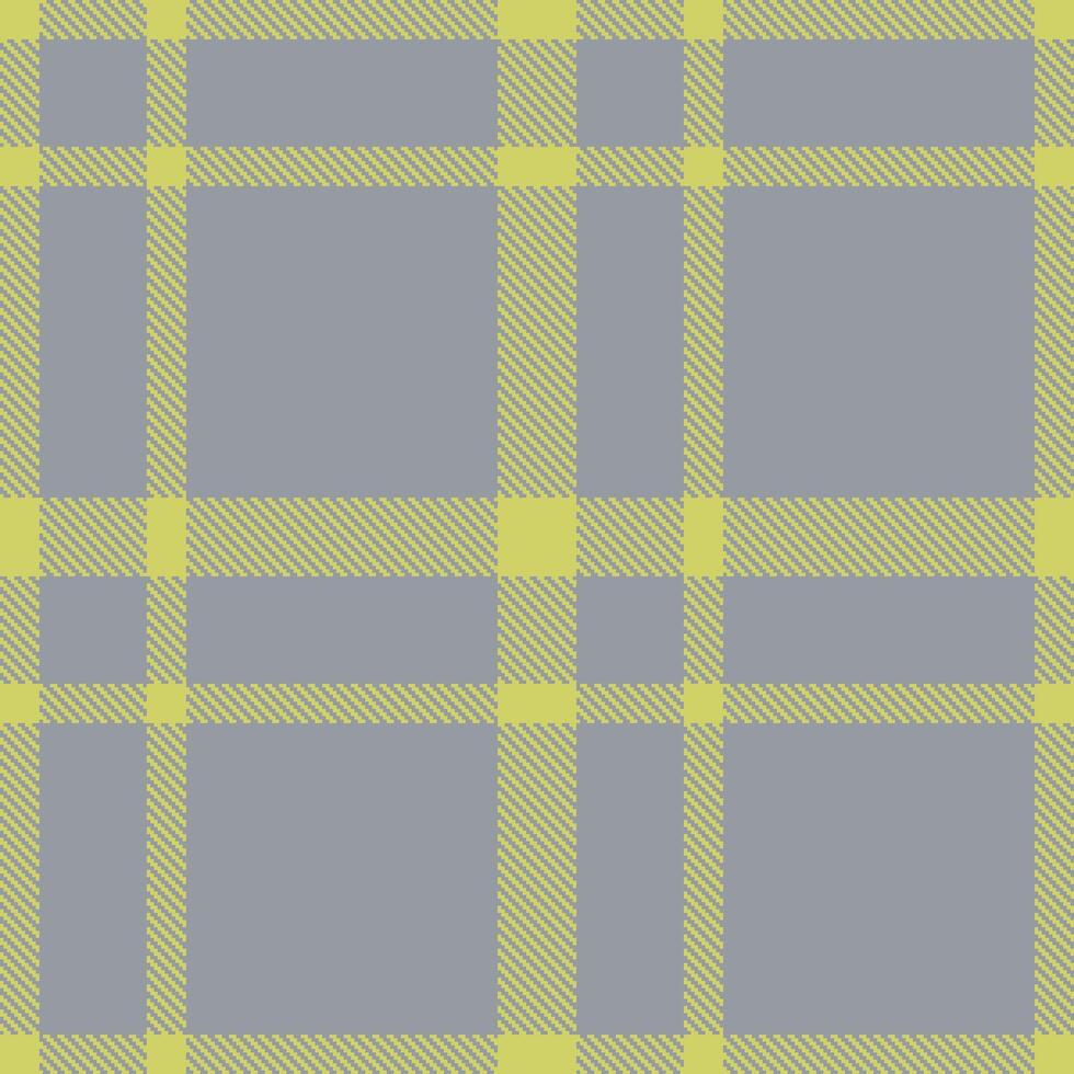 Cool Moist Gold and Light Dustblu Seamless Tartan Textile Design vector
