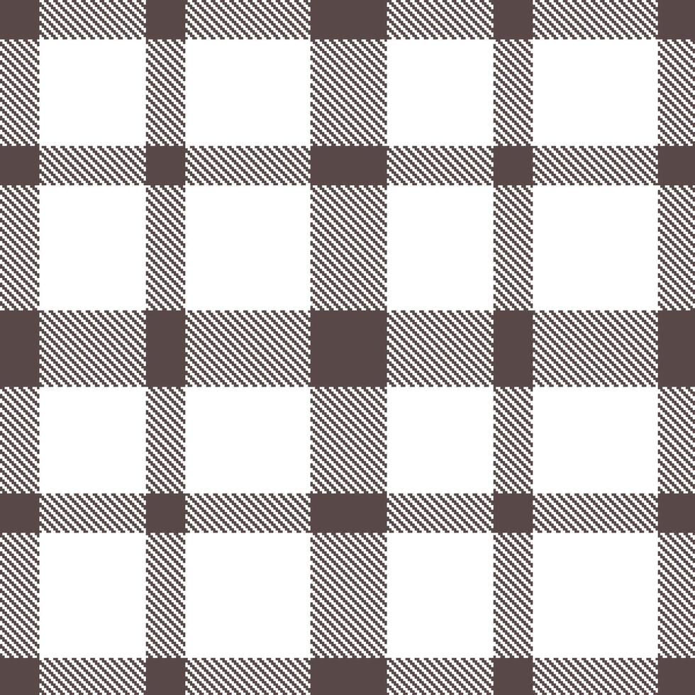 Modern Seamless Tartan featuring Bright Wild Boysenberry and Deep White Textile Design vector