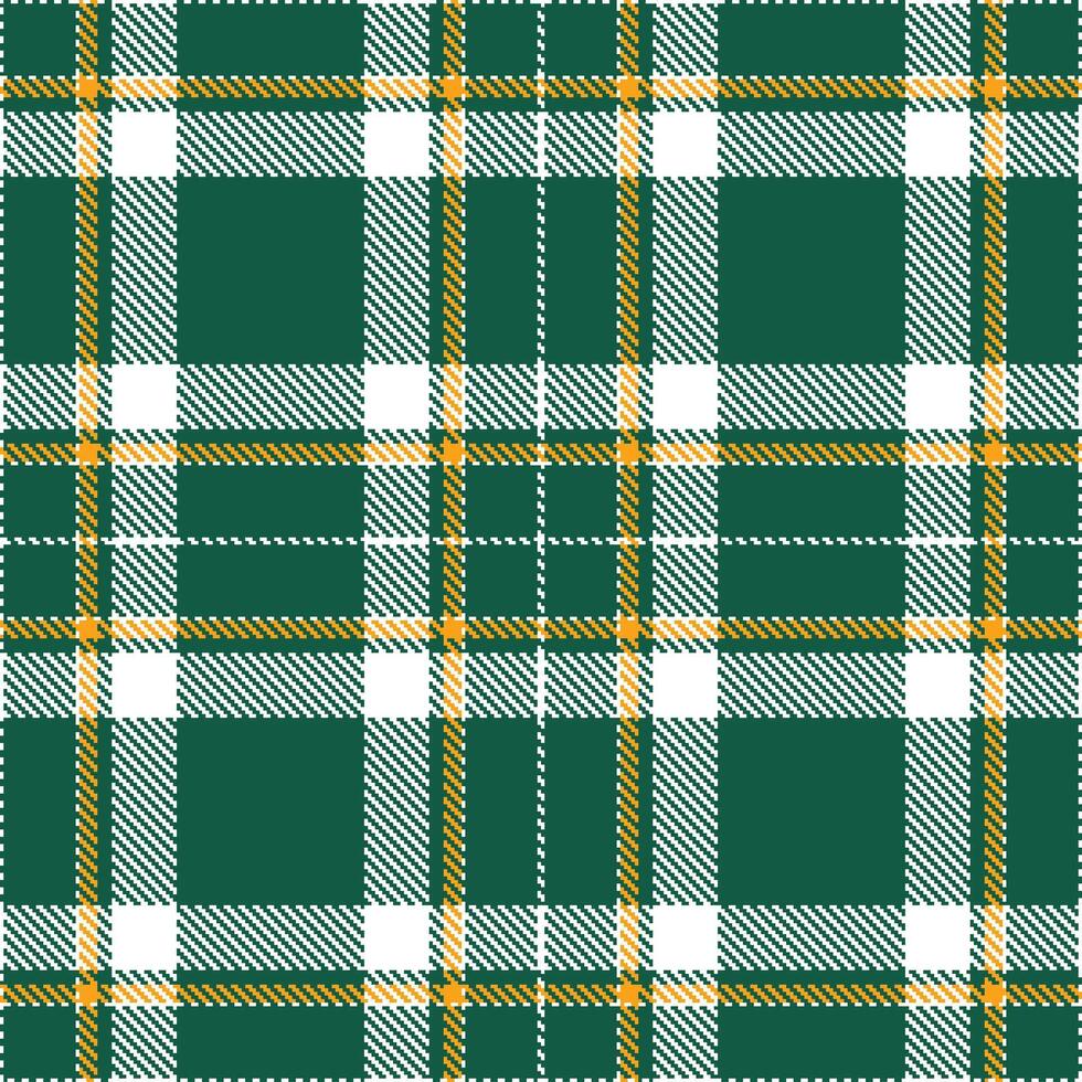 Plaid pattern seamless. Classic White and Neon Billiard Table Tartan Textile Design. vector