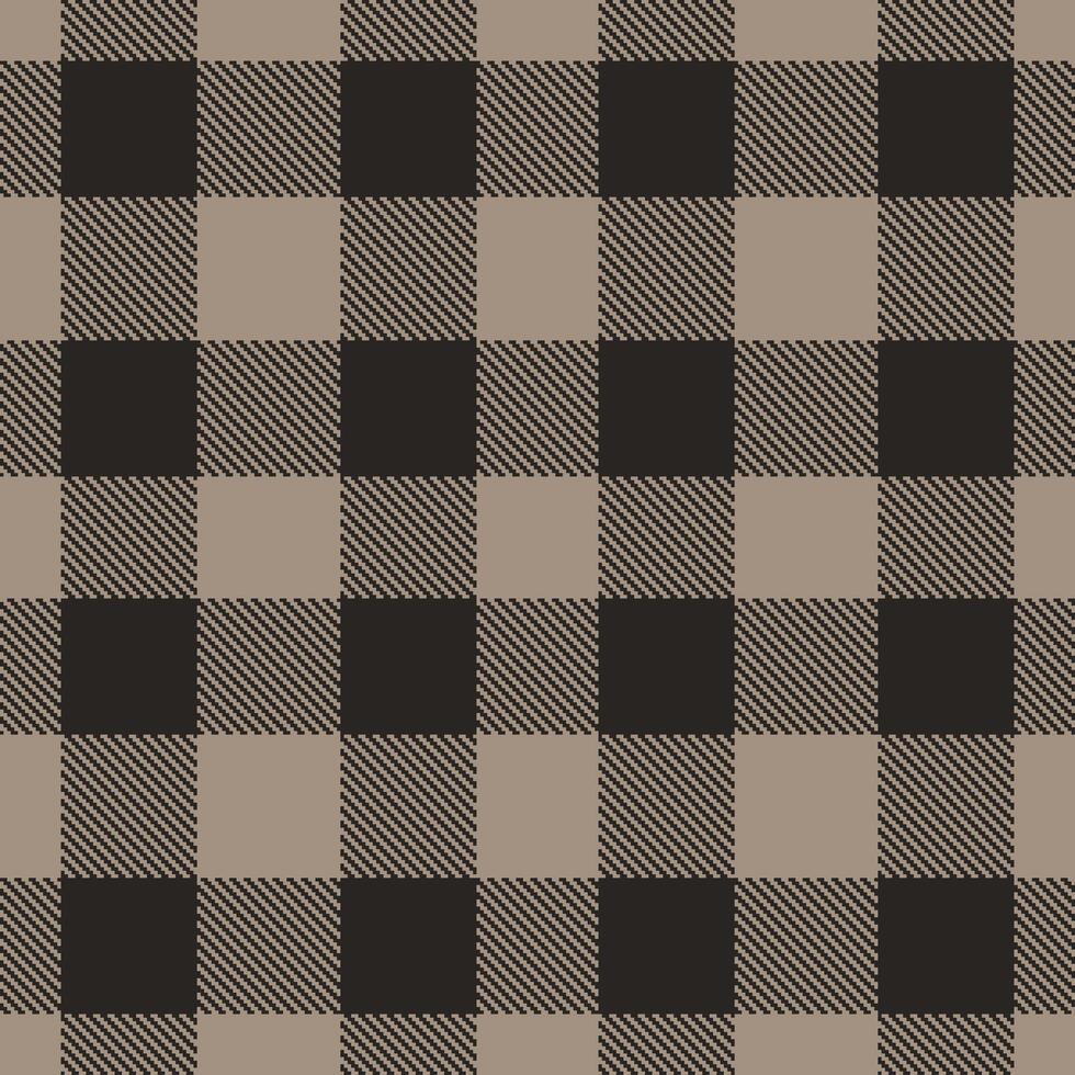 Autumn Cocoa Whip Tartan patterns fabric texture. Modern Pale Bokara Grey Seamless Tartan vector