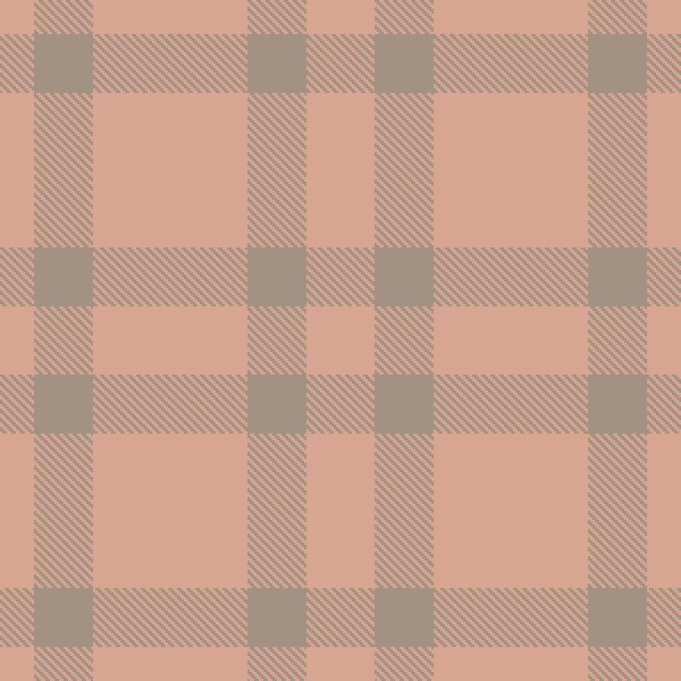Modern Light North Rim and Bright Cocoa Whip Seamless Tartan Textile Design vector
