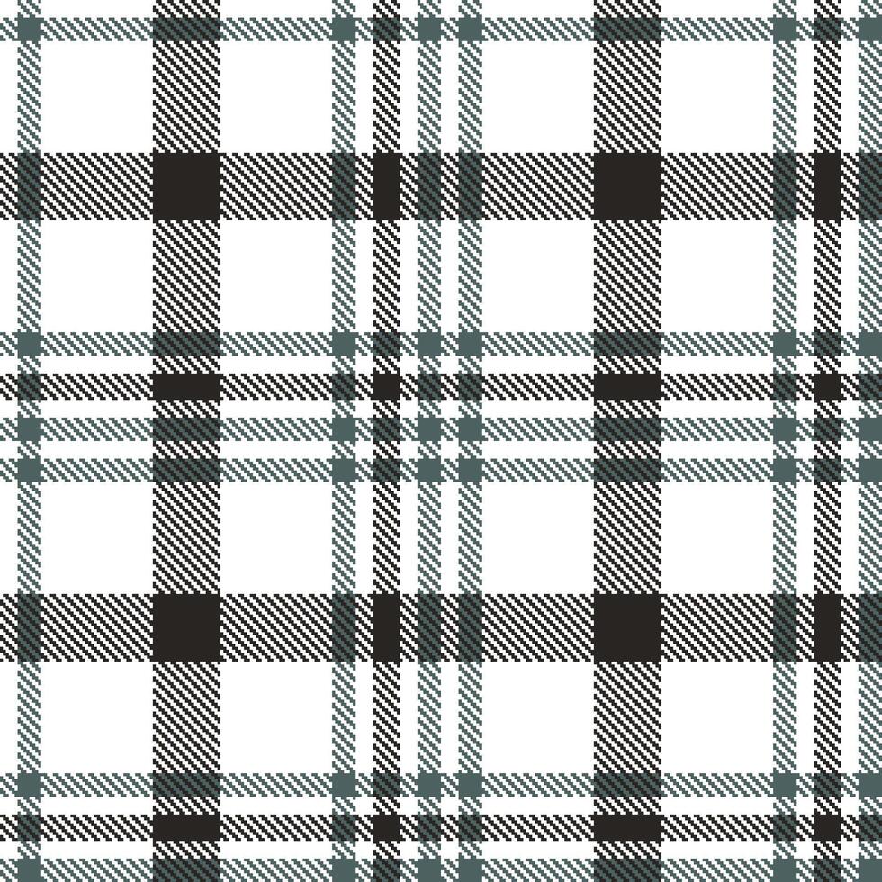 Plaid pattern seamless. Highland White and Autumn Wellington Tartan Textile Design. vector