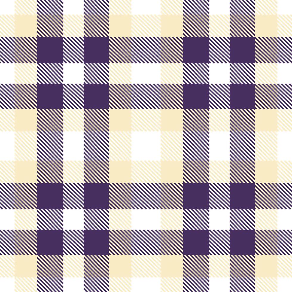 Modern Pale White and Rustic White Currant Seamless Tartan Textile Design vector