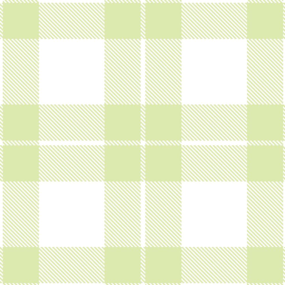 Modern Seamless Tartan featuring Rich White and Soft Grandiflora Rose Textile Design vector
