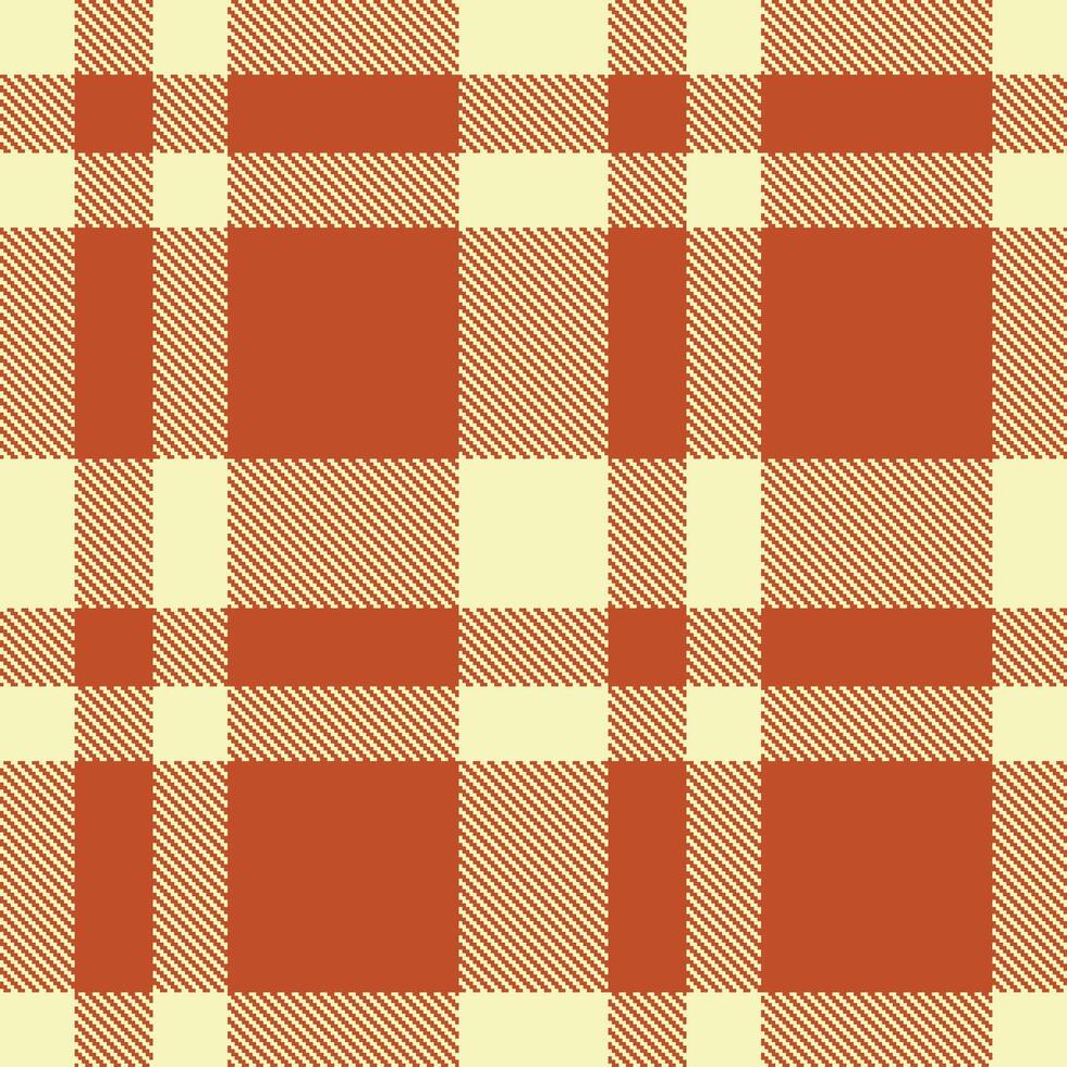 Dusky Chiffon and Rich Spice Market Seamless Tartan Textile Design vector