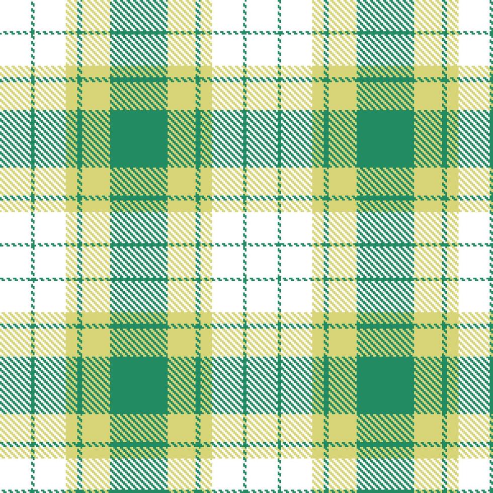 Rustic Metallic Green Seamless Tartan with Iridescent Fools Gold accents Textile Design vector