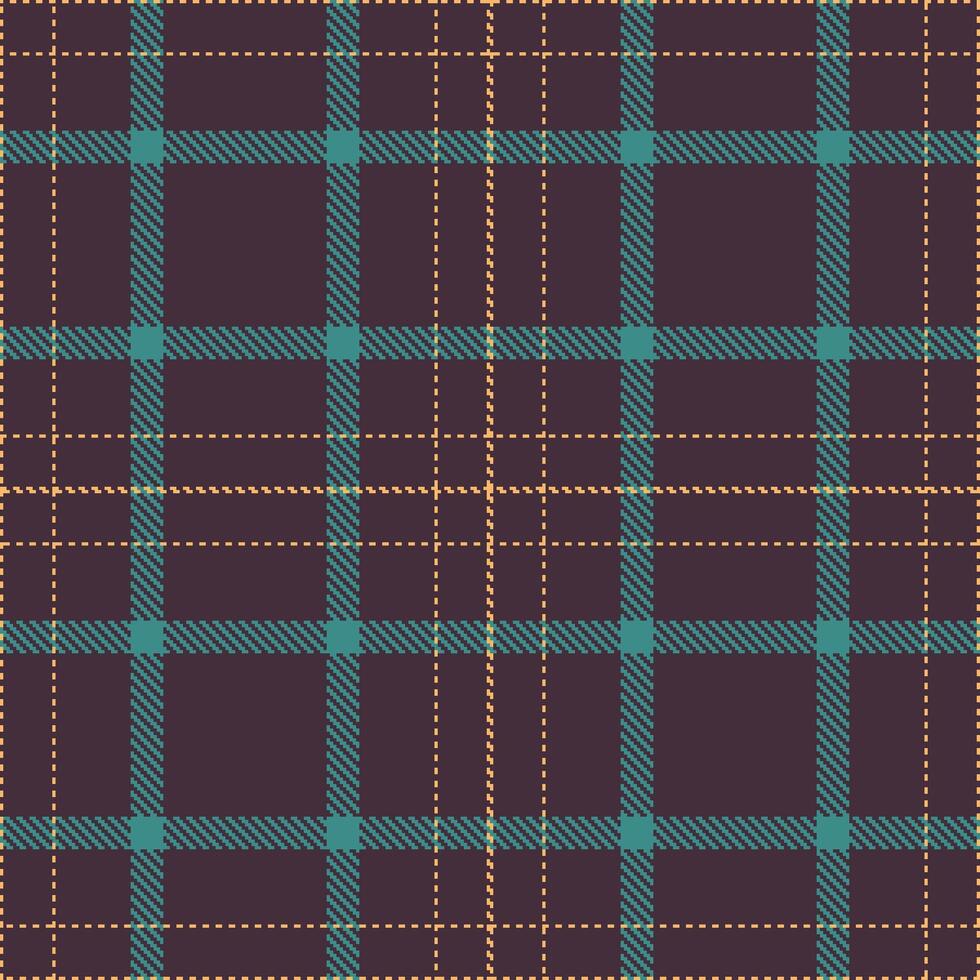 Muted Barossa Seamless Tartan with Mellow Desert Dessert accents Textile Design vector