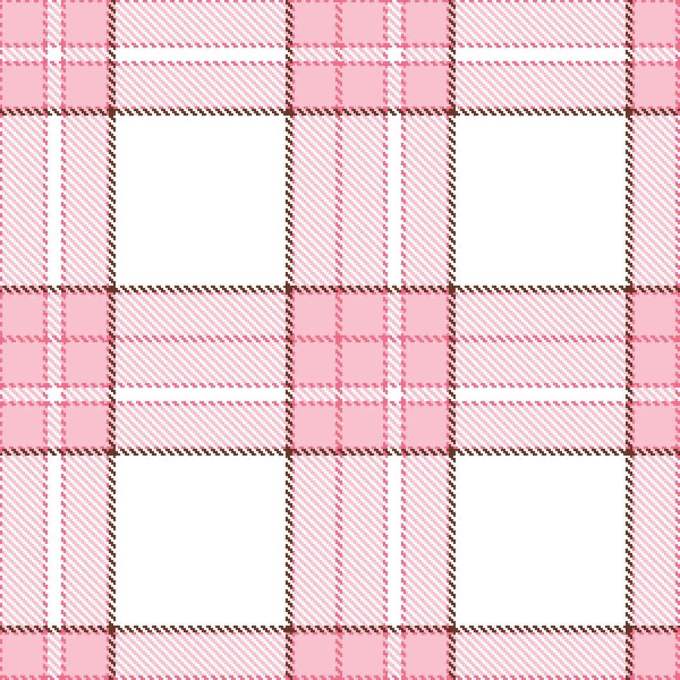 Smoky Ultra Red Tartan patterns fabric texture. Modern Vivid Blobfish Seamless Tartan vector