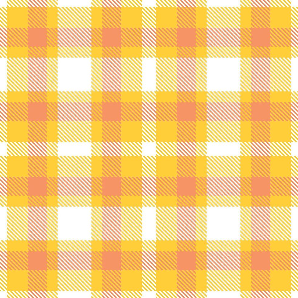 Iridescent Golden Spell Tartan patterns fabric texture. Modern Vintage White Seamless Tartan vector