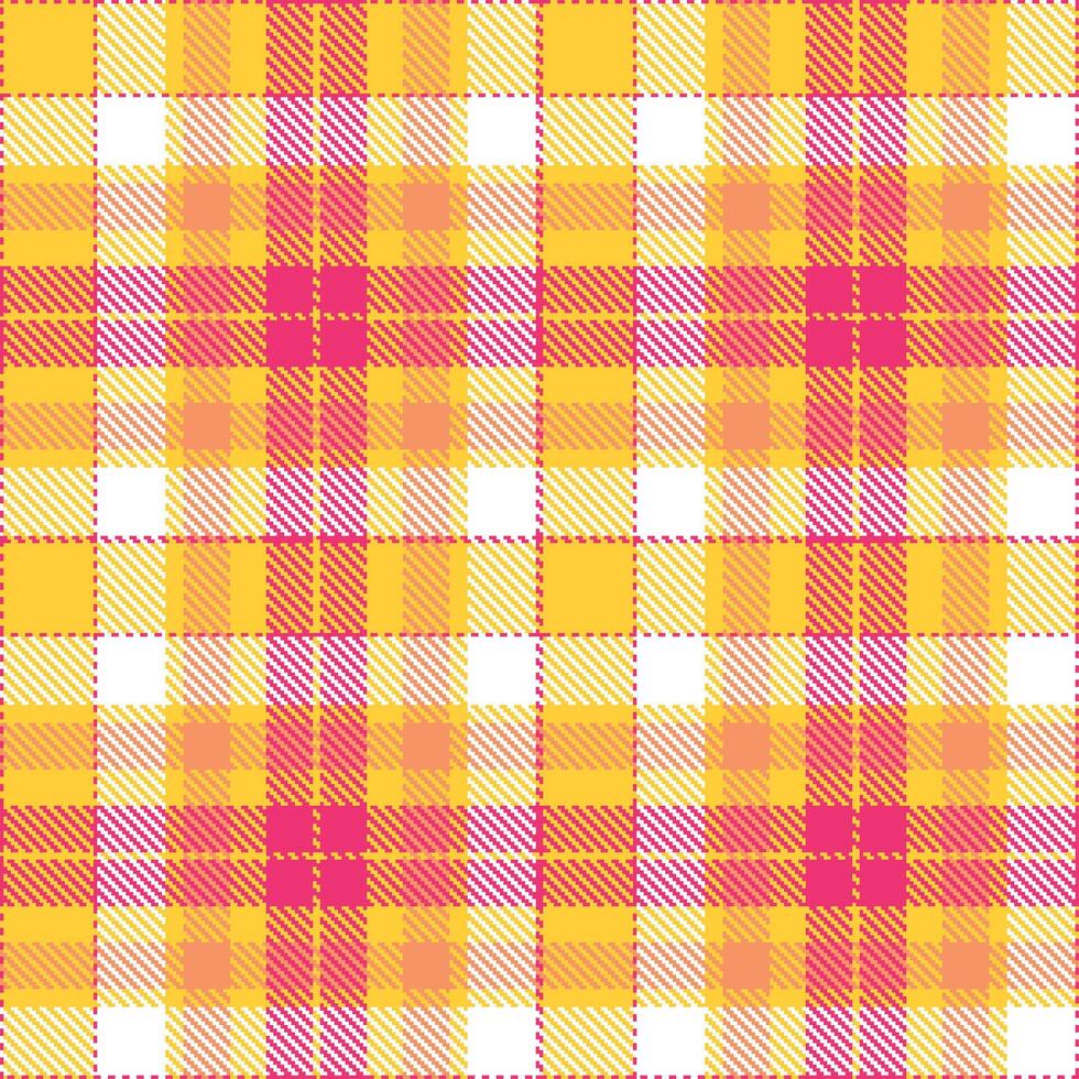 Modern Rustic Golden Spell and Dusky Office Neon Light Seamless Tartan Textile Design vector