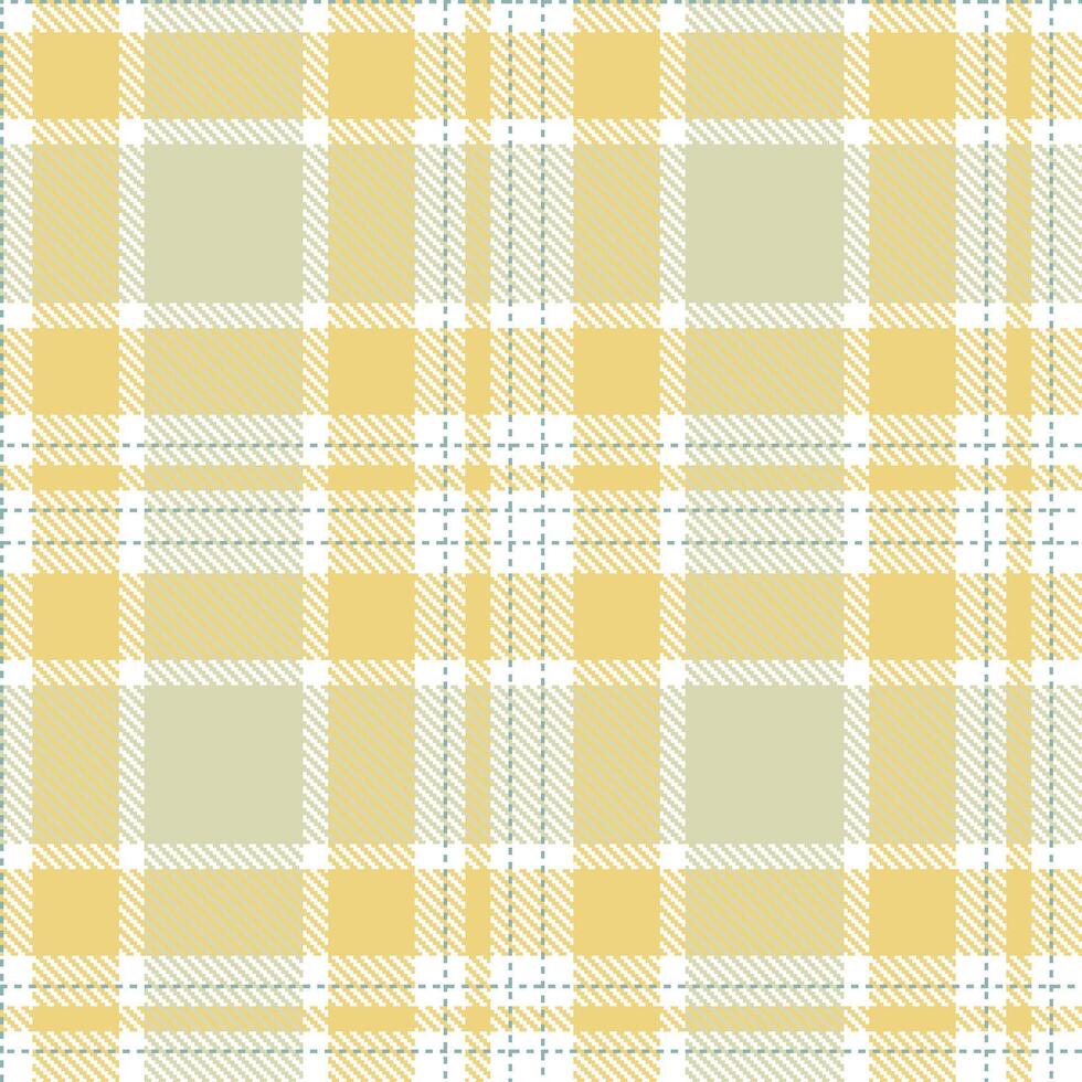 Modern Seamless Tartan featuring Rustic White and Iridescent Shallow Water Ground Textile Design vector