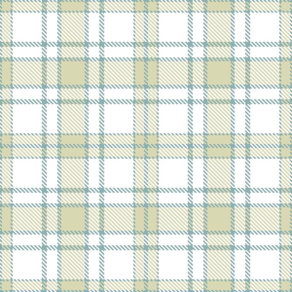 Plaid pattern seamless. Sandy Shallow Water Ground and Warm White Tartan Textile Design. vector