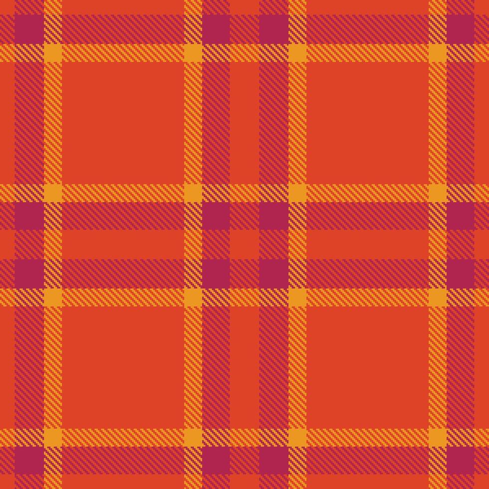 Modern Seamless Tartan featuring Neon Furnace and Rich Minted Blueberry Lemonade Textile Design vector