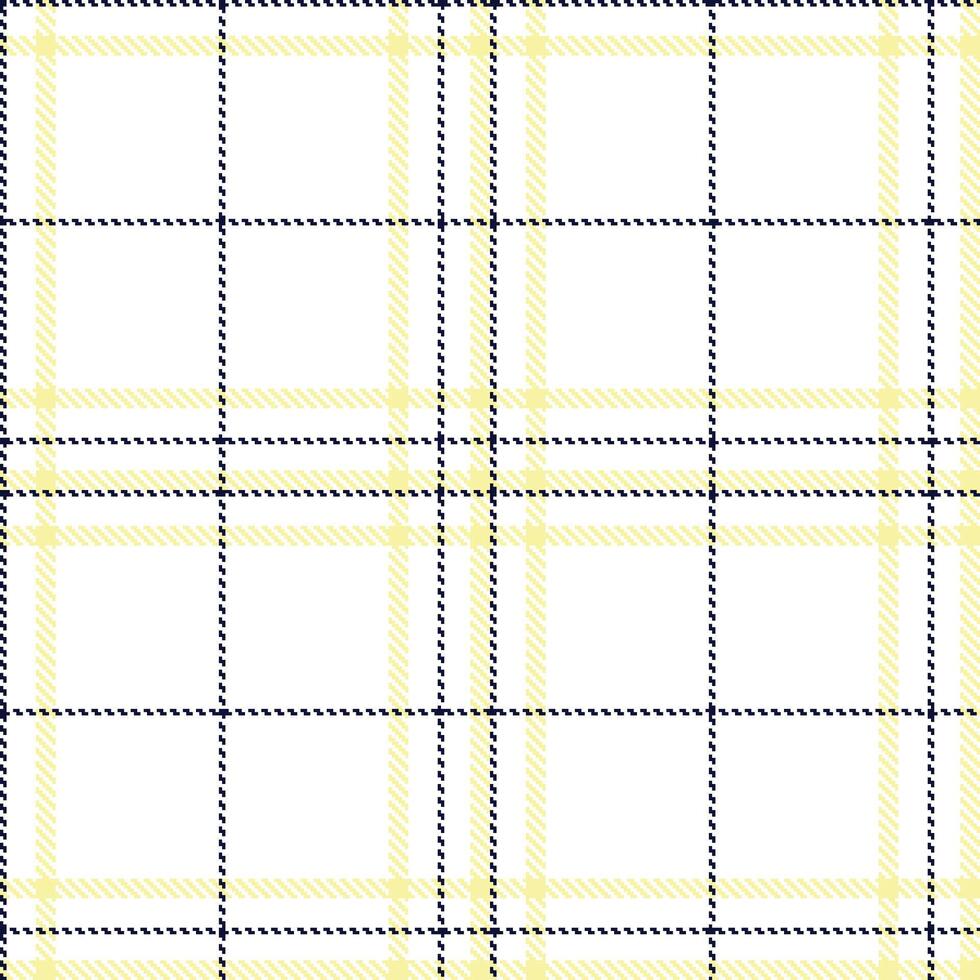 Plaid pattern seamless. Deep White and Dusty Congressional Navy Tartan Textile Design. vector