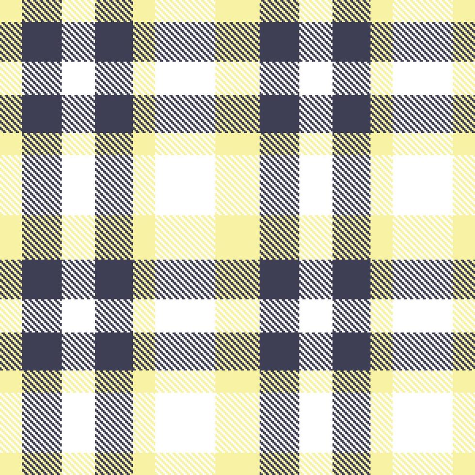 Plaid pattern seamless. Classic Yippie Ya Yellow and Traditional Knighthood Tartan Textile Design. vector