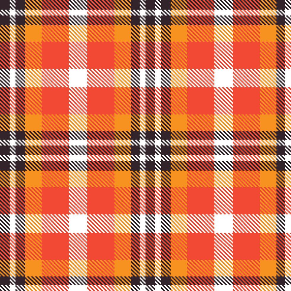 Vivid Smoky Charcoal Seamless Tartan with Light White accents Textile Design vector
