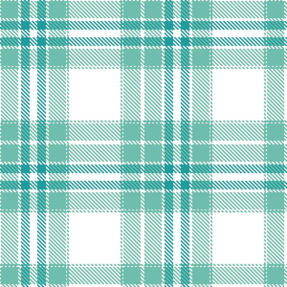 Modern Vibrant White and Soft Larchmere Seamless Tartan Textile Design vector