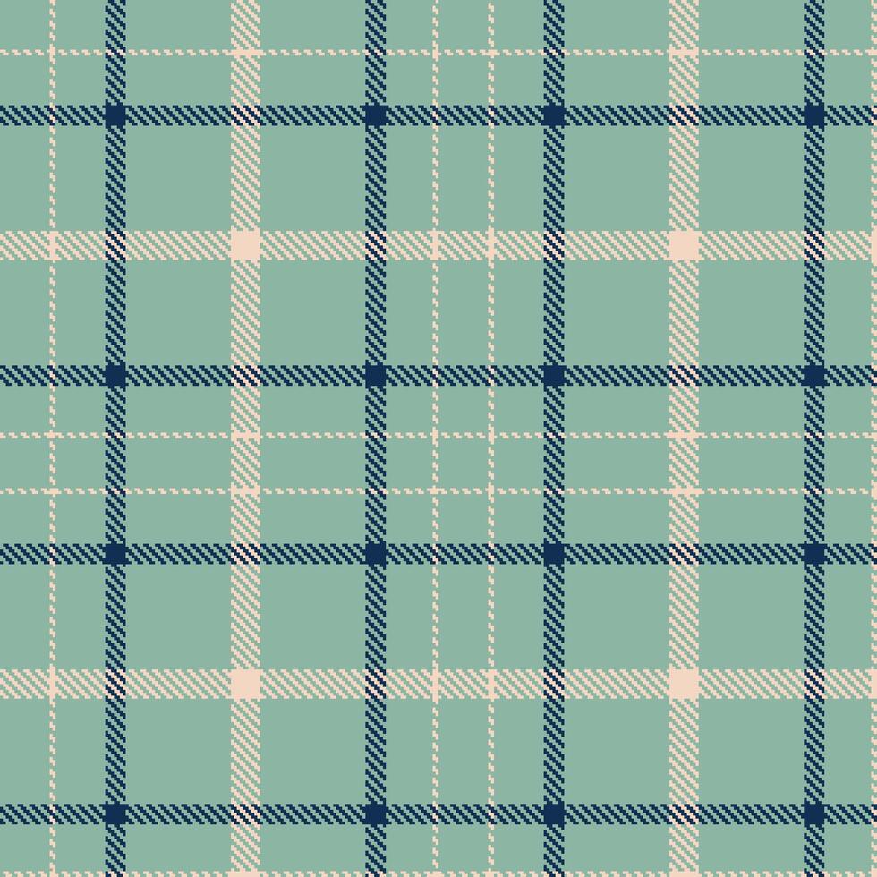 Autumn Lichen Seamless Tartan with Iridescent Sour Patch Peach accents Textile Design vector