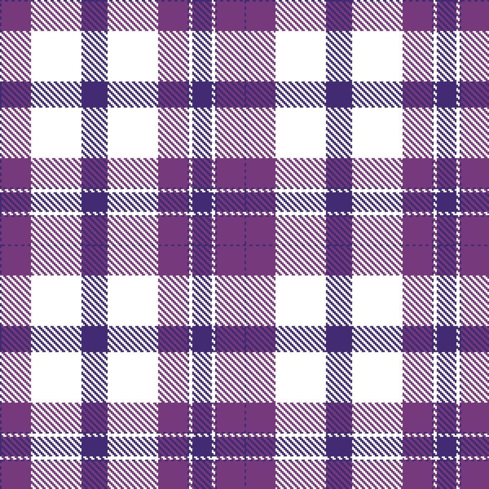 Dark Windsor Tartan patterns fabric texture. Modern Dusky White Seamless Tartan vector