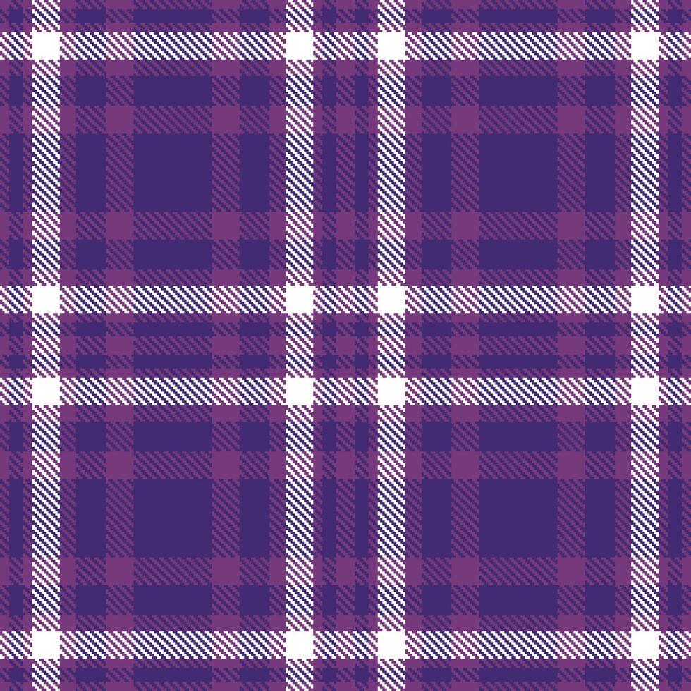 Warm Eminence Seamless Tartan with Cool Windsor accents Textile Design vector