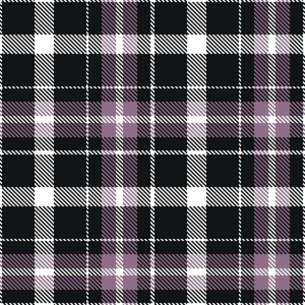 Rustic White Seamless Tartan with Fire Narwhal Grey accents Textile Design vector