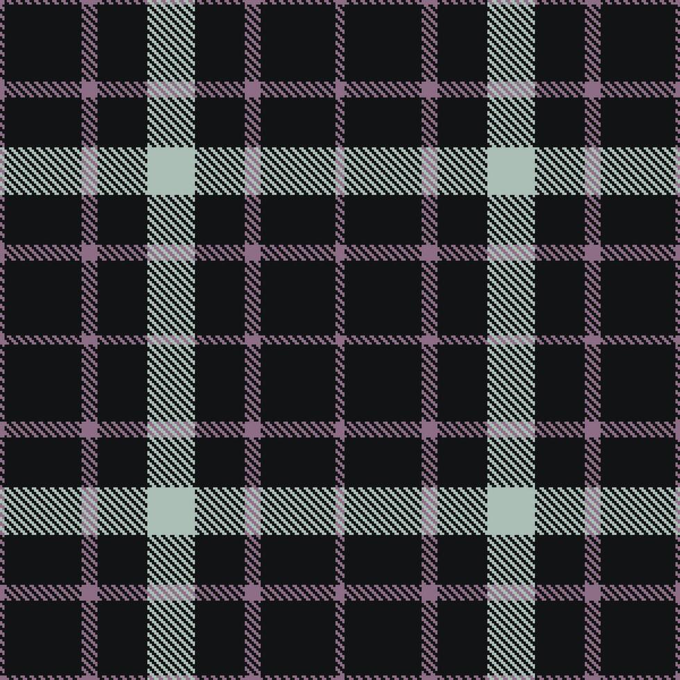 Plaid pattern seamless. Autumn Narwhal Grey and Rustic Dianthus Mauve Tartan Textile Design. vector