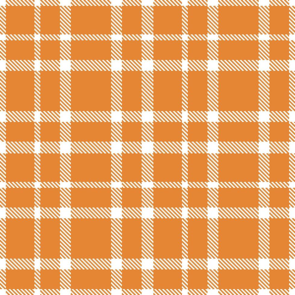 Traditional White Seamless Tartan with Mellow California accents Textile Design vector