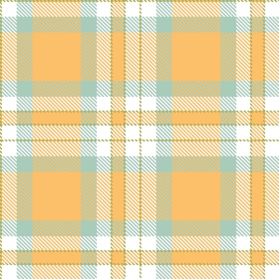 Mellow The Goods and Dark White Seamless Tartan Textile Design vector