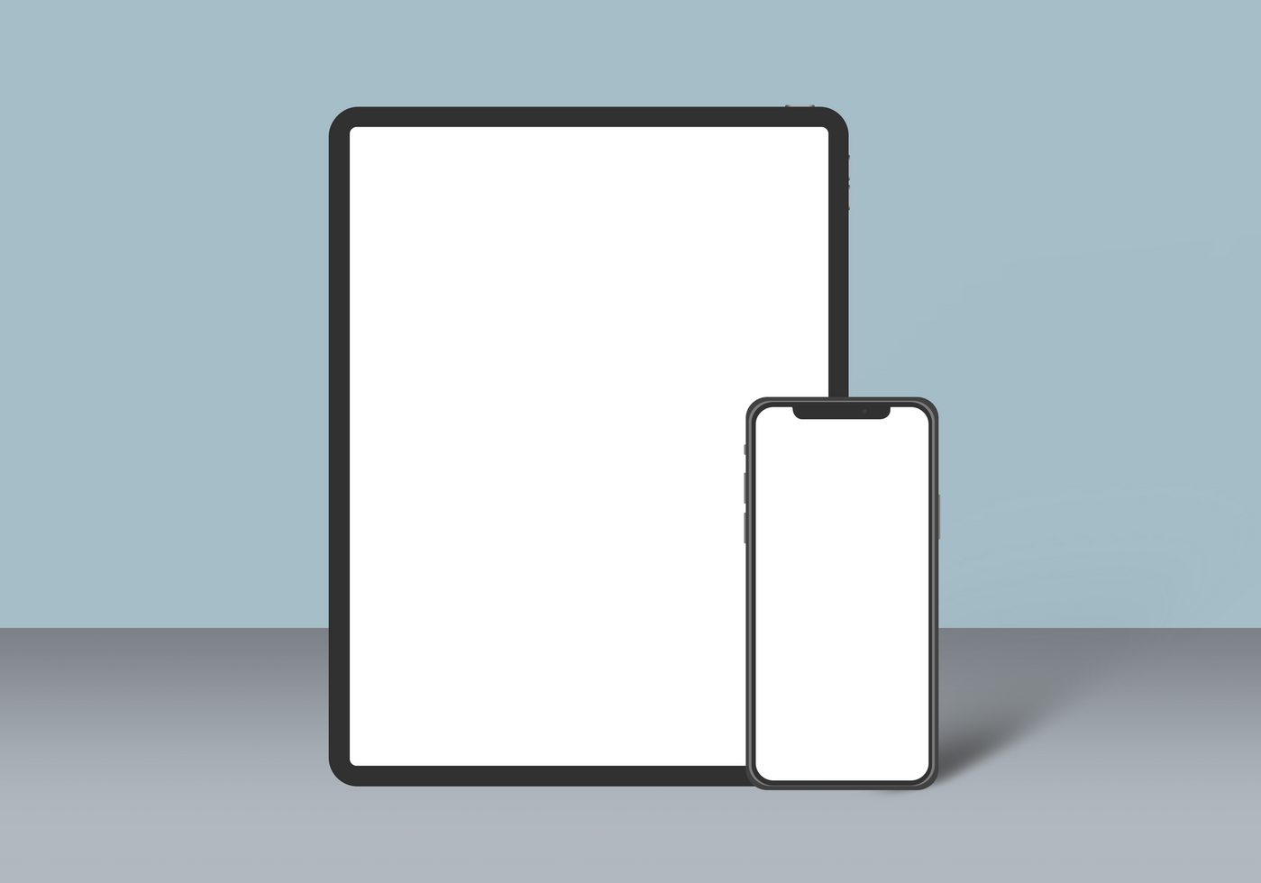 Tab andSmart Phone Mockup Template psd