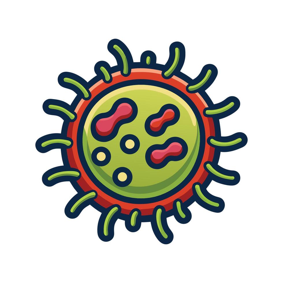 Dark Environment Favoring Anaerobic Bacteria vector