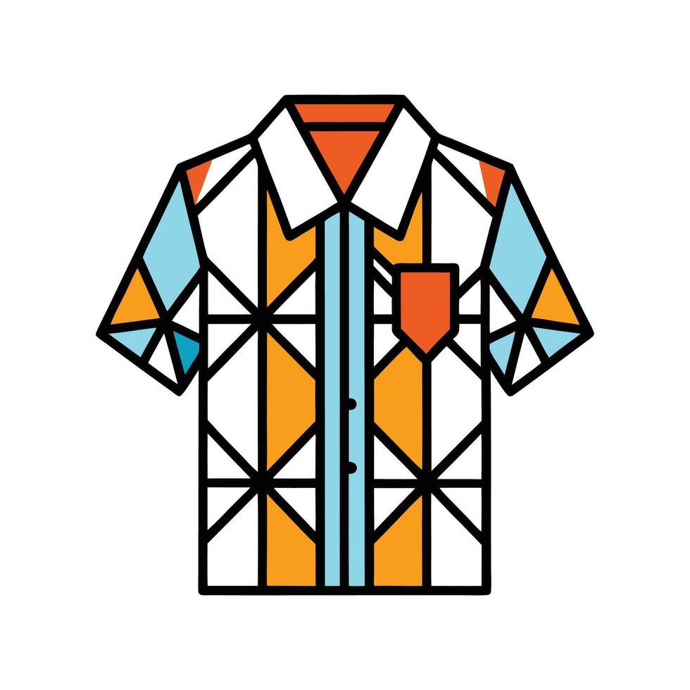 Stylish Geometric Pattern TShirt Graphic vector