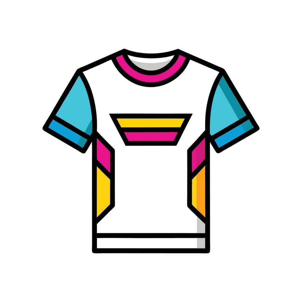 Chic Graphic Print Tee Design vector