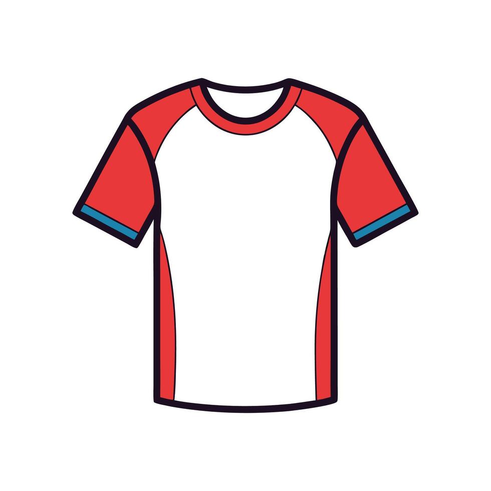Chic Lightweight Breathable Tee Design vector