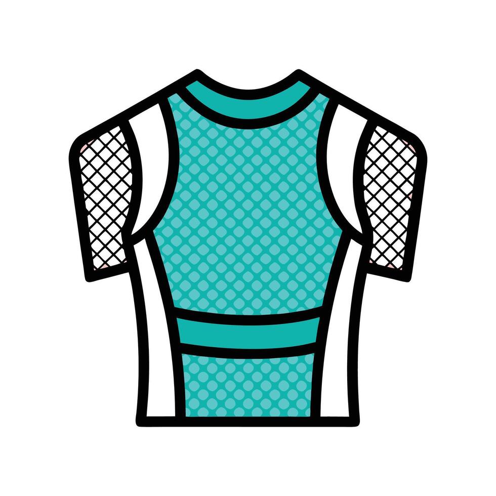 Stylish Mesh Layered TShirt Graphic vector