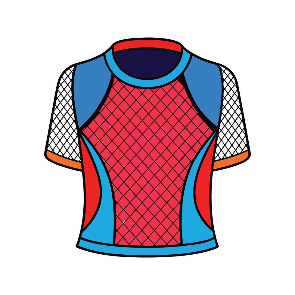 Unique Mesh Layered TShirt Art vector