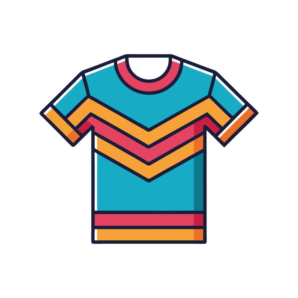 Chic Funky Retro Tee Design vector