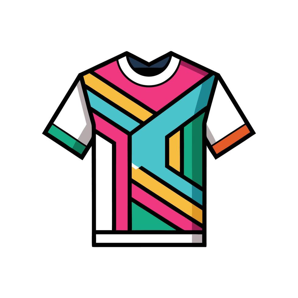 Chic Abstract Modern TShirt Graphic vector