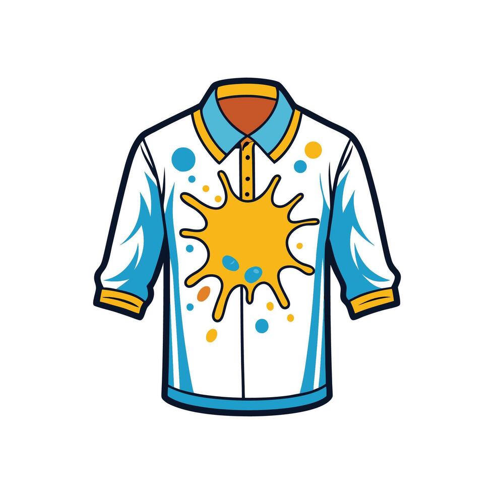 Trendy Artistic Ink Splatter TShirt Style vector
