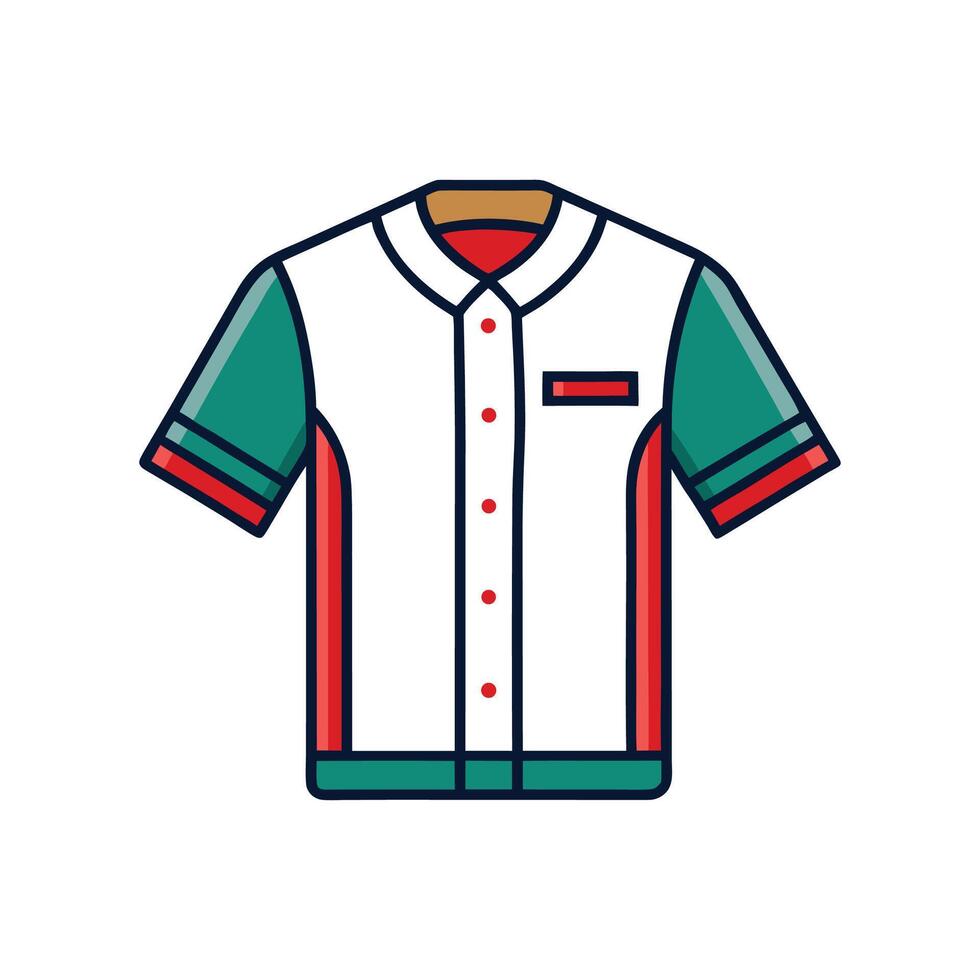 Unique Classic Baseball Jersey Artwork vector