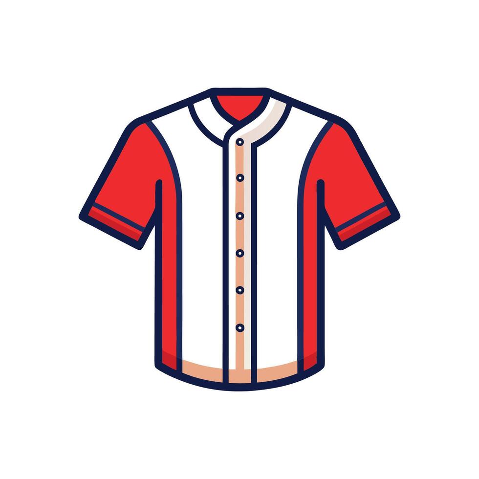 Trendy Classic Baseball Jersey Tee Design vector