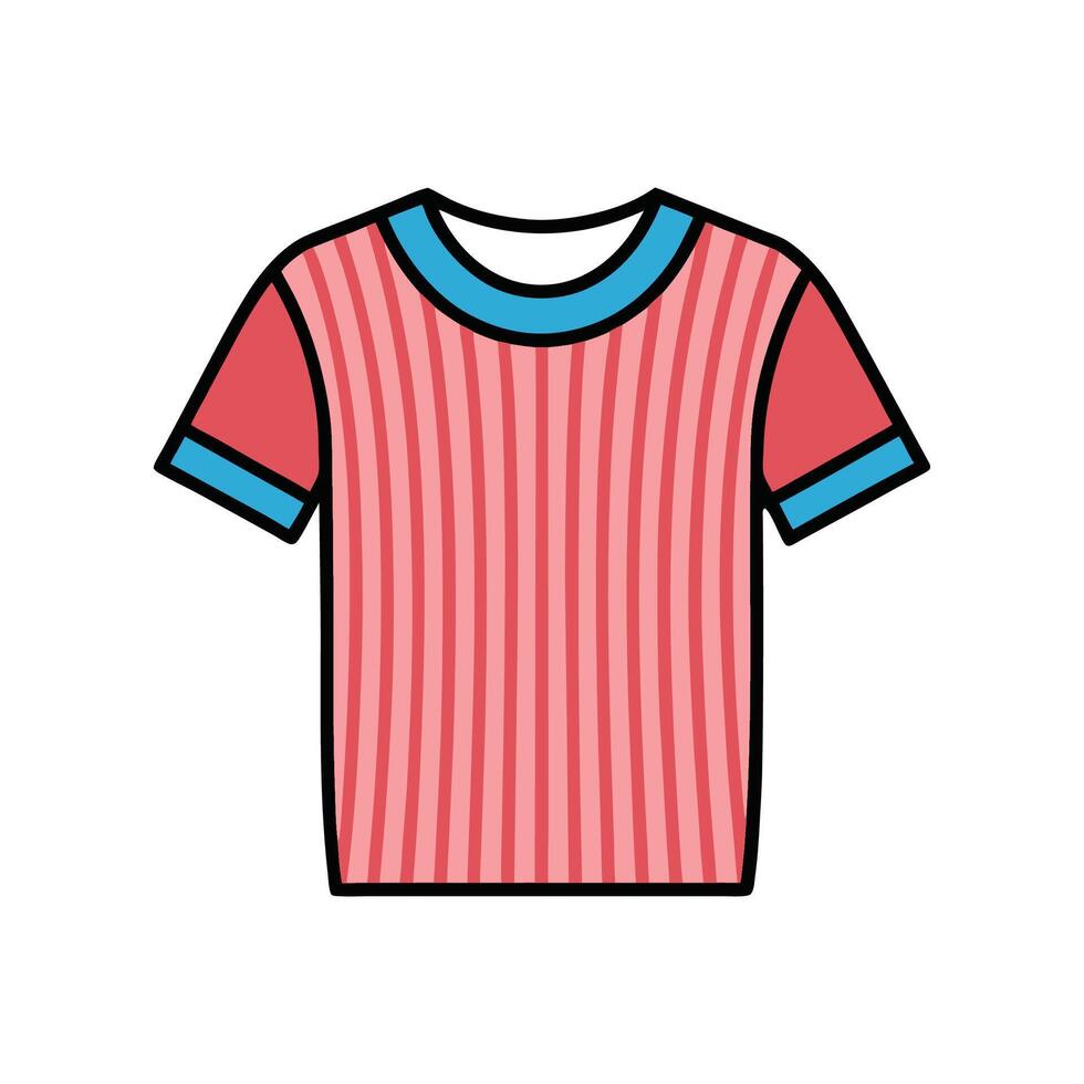 Chic Comfy Ribbed Knit TShirt Graphic vector
