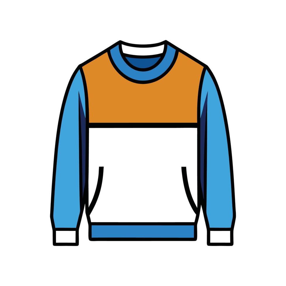 Chic Crew Neck Sweatshirt Graphic vector