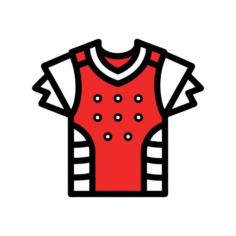 Edgy Studded Rocker Tee Bold Outline Design vector