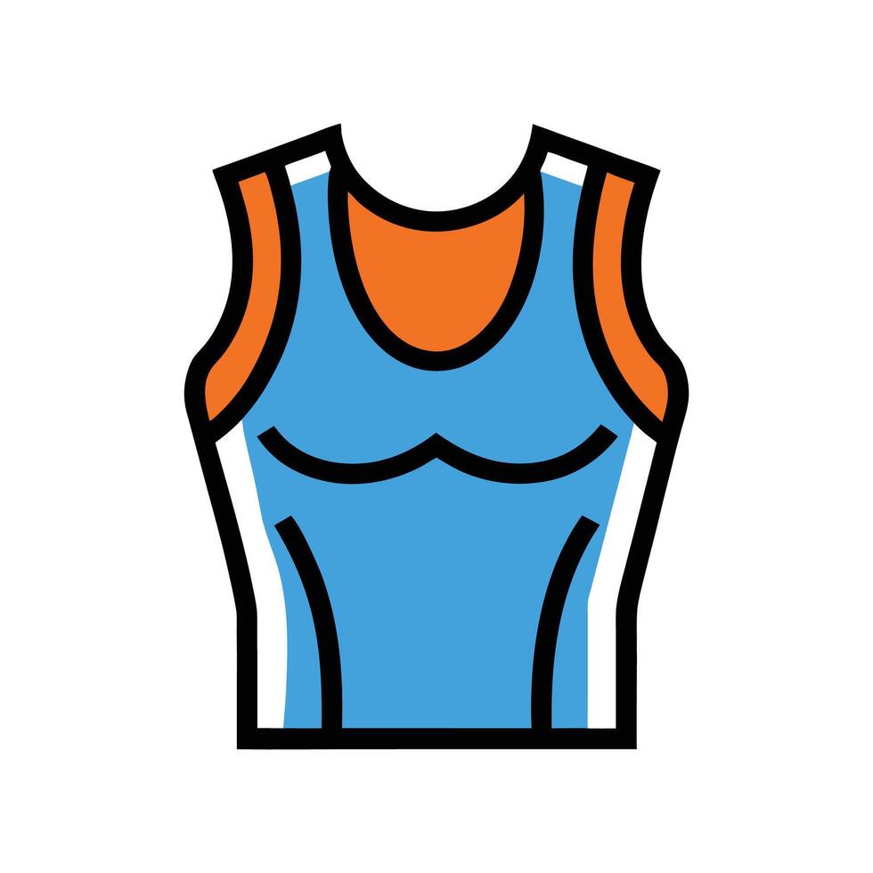 Stylish Muscle Fit Tank Top Design vector