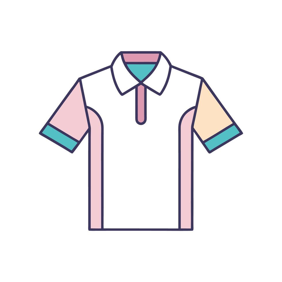 Stylish Pastel Aesthetic Shirt Design vector