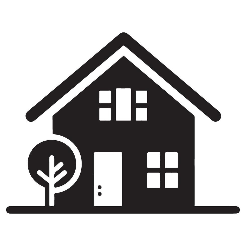 Cozy House Illustration Design for Home and Real Estate Concepts vector