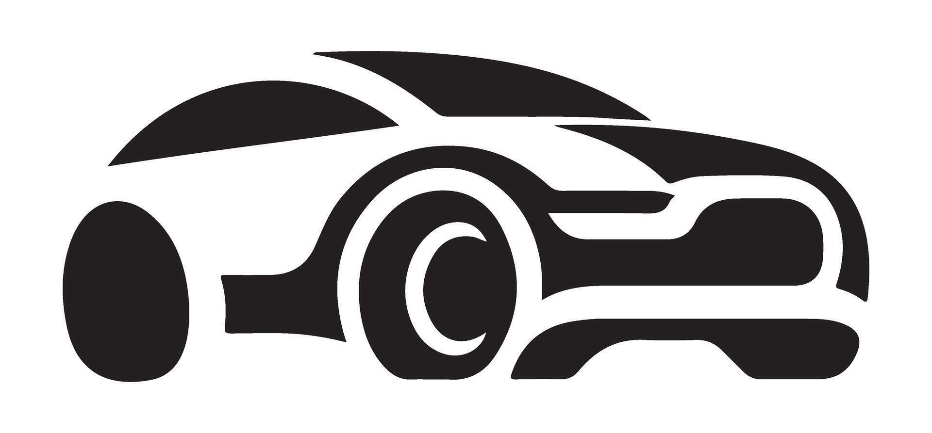 Modern futuristic car design concept innovative automotive transportation solution vector