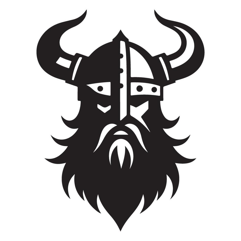 Viking warrior illustration art powerful warrior for tshirt design vector